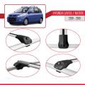 Hyundai Matrix (FC) 2001-2010 Arası ile Uyumlu ACE-1 Ara Atkı Tavan Barı Gri 3 Adet