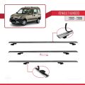 Renault Kangoo (X76) Post-Facelift 2003-2008 Arası ile Uyumlu BASIC Model Ara Atkı Tavan Barı Gri 2 Adet