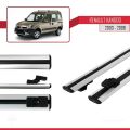 Renault Kangoo (X76) Post-Facelift 2003-2008 Arası ile Uyumlu BASIC Model Ara Atkı Tavan Barı Gri 2 Adet
