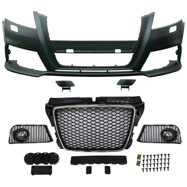 Audi A3 2008-2013 Arası Uyumlu RS3 Ön Tampon Good Go