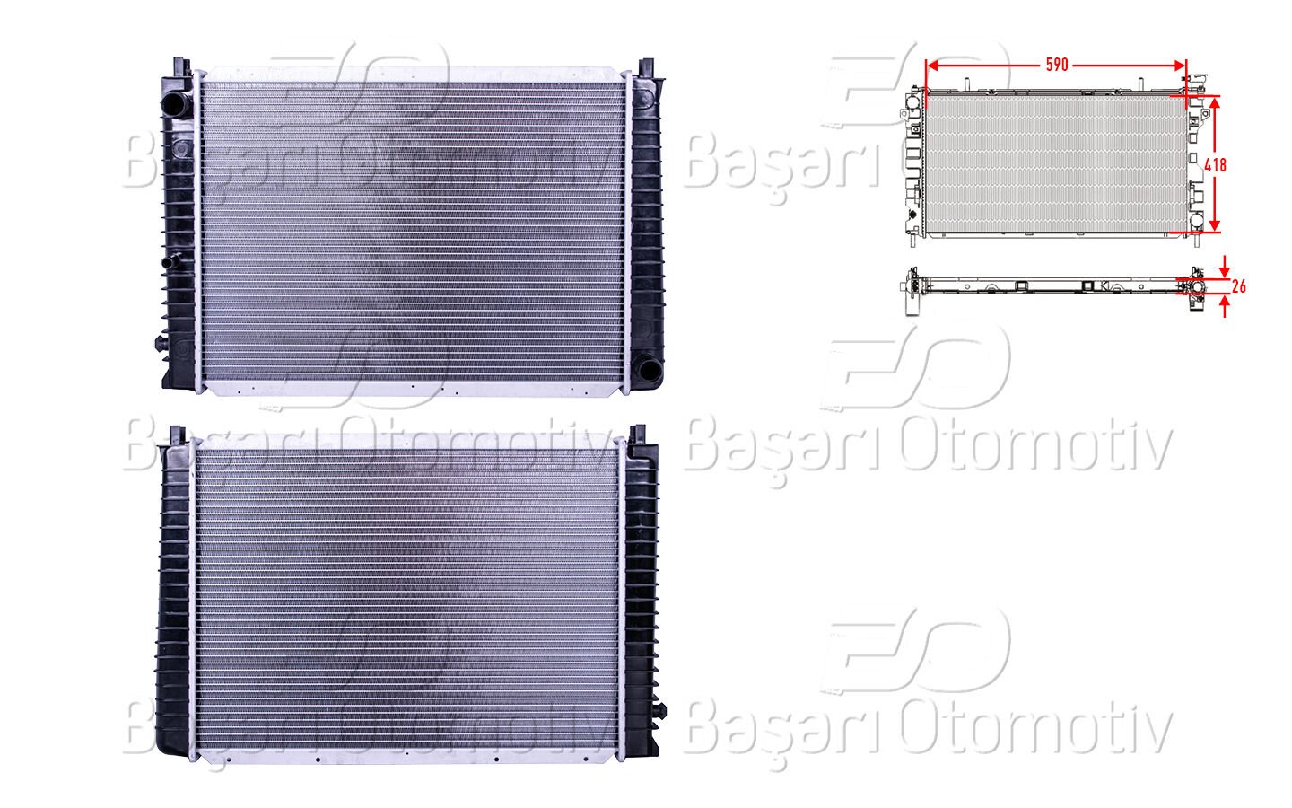 Volvo 940 (944) Su Radyatörü