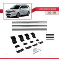 Ssangyong Turismo 2012-2019 Arası ile Uyumlu BASIC Model Ara Atkı Tavan Barı Gri 2 Adet