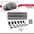 Volkswagen Golf Sportvan 2014-2017 Arası ile Uyumlu BASIC Model Ara Atkı Tavan Barı Siyah 3 Adet