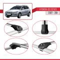 Hyundai i30 (FD) SW 2007-2011 Arası ile Uyumlu ACE-1 Ara Atkı Tavan Barı Gri 3 Adet