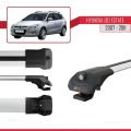 Hyundai i30 (FD) SW 2007-2011 Arası ile Uyumlu ACE-1 Ara Atkı Tavan Barı Gri 3 Adet