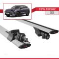 Cupra Terramar 2025-2025 Arası ile Uyumlu HOOK Model Ara Atkı Tavan Barı Gri 2 Adet