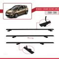 Renault Grand Scenic 3 2009-2016 Arası ile Uyumlu BASIC Model Ara Atkı Tavan Barı Siyah 2 Adet