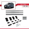 Dacia Dokker (K67) 2012-2024 Arası ile Uyumlu BASIC Model Ara Atkı Tavan Barı Gri 2 Adet