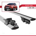 Peugeot 2008 (A94) 2013-2019 Arası ile Uyumlu HOOK Model Ara Atkı Tavan Barı Gri 2 Adet