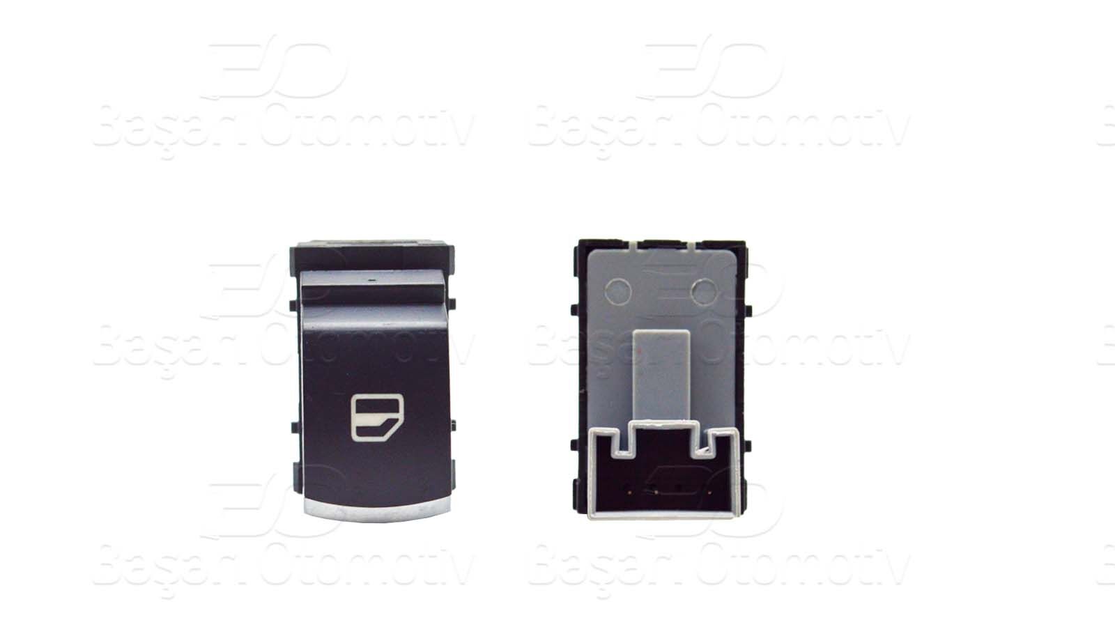 Volkswagen T6, Touareg, Tiguan, Sharan, Jetta 4, Golf 6, Caddy 4, Caddy Modelleri 2004 ve Sonrası Uyumlu Cam Düğmesi