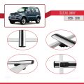Suzuki Jimny 3 1998-2018 Arası ile Uyumlu BASIC Model Ara Atkı Tavan Barı Gri 3 Adet