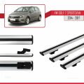 Volkswagen Golf Sportvan 2014-2017 Arası ile Uyumlu BASIC Model Ara Atkı Tavan Barı Gri 3 Adet
