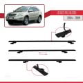 Lexus RX 2 (XU30) 2004-2009 Arası ile Uyumlu BASIC Model Ara Atkı Tavan Barı Siyah 2 Adet