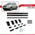 Lexus RX 2 (XU30) 2004-2009 Arası ile Uyumlu BASIC Model Ara Atkı Tavan Barı Siyah 2 Adet