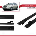 Lexus RX 2 (XU30) 2004-2009 Arası ile Uyumlu BASIC Model Ara Atkı Tavan Barı Siyah 2 Adet