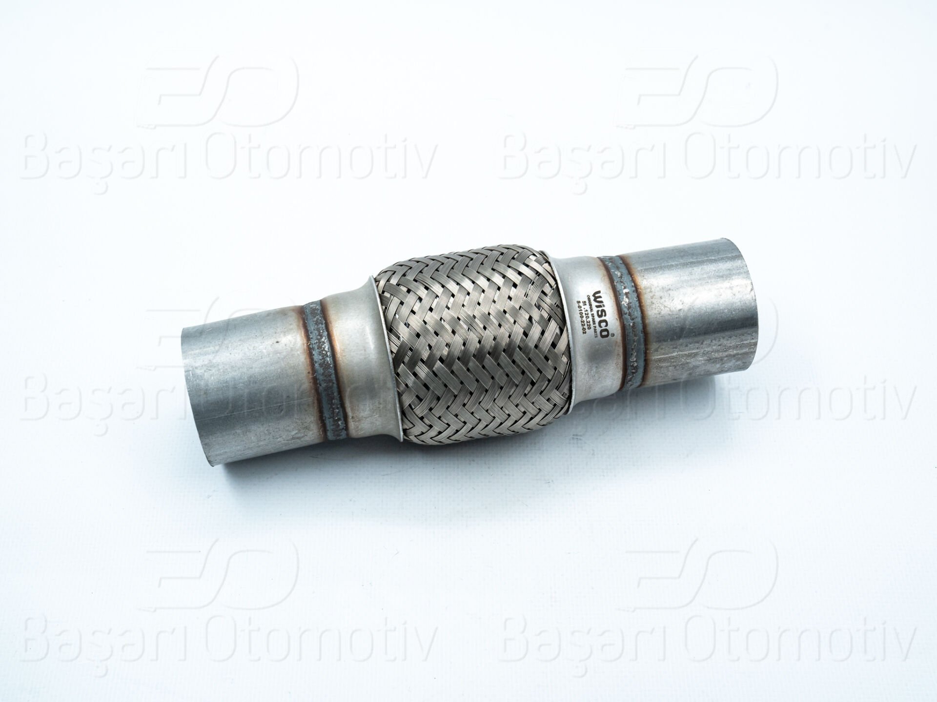 Universal Egzoz Spirali 51x120x220 mm Uyumlu Esnek Tamir Borusu