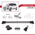 Citroen C3 Picasso 2009-2017 Arası ile Uyumlu FLY Model Ara Atkı Tavan Barı Gri 2 Adet