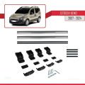 Citroen Nemo 3 (225) 2008-2017 Arası ile Uyumlu BASIC Model Ara Atkı Tavan Barı Gri 2 Adet