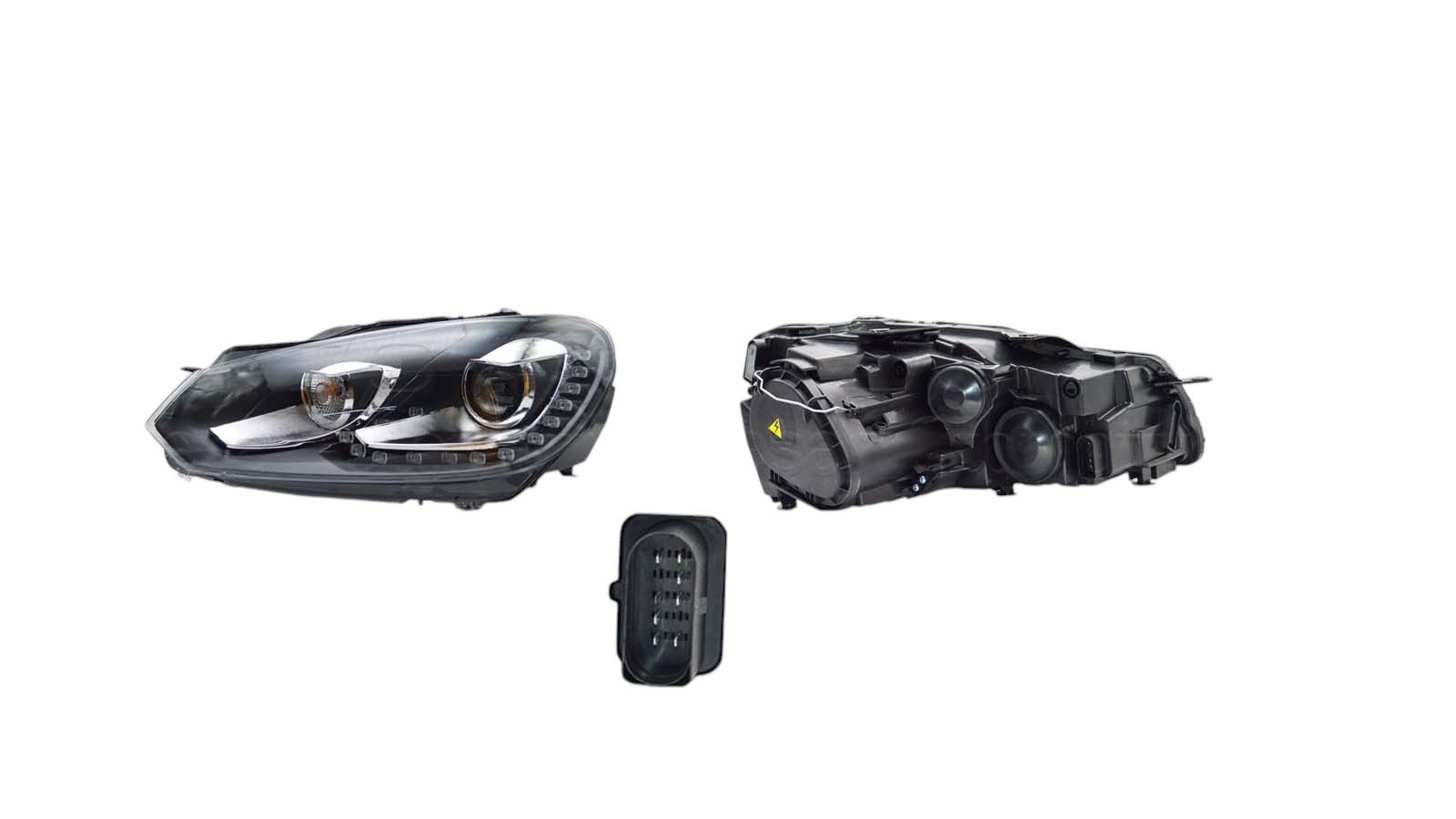 Far Sol Led Bı-XenOn Vw Golf6 R 09  Sonrası