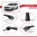 Dacia Logan 2 MCV (K52) 2013-2020 Arası ile Uyumlu ACE-1 Ara Atkı Tavan Barı Siyah 2 Adet