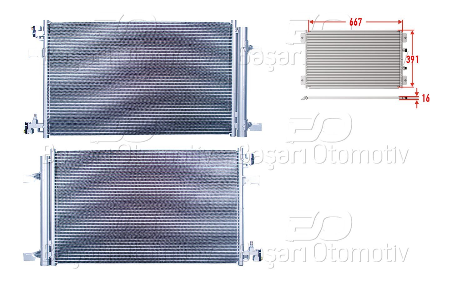 Opel Astra J Insignia Chevrolet Cruze Uyumlu Klima Radyatörü