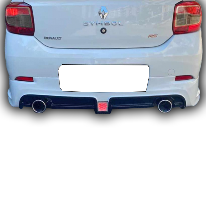 Renault Yeni Symbol Makyajsız Kasa Arka Tampon Eki Boyasız