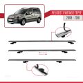 Peugeot Partner 2 Tepee 2008-2018 Arası ile Uyumlu BASIC Model Ara Atkı Tavan Barı Gri 4 Adet