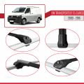 Volkswagen T5 Transporter 2003-2015 Arası ile Uyumlu ACE-1 Ara Atkı Tavan Barı Siyah 3 Adet