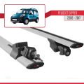 Peugeot Bipper 2008-2017 Arası ile Uyumlu HOOK Model Ara Atkı Tavan Barı Gri 2 Adet