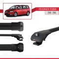 Volkswagen Touran Cross Post-Facelift 2010-2015 Arası ile Uyumlu ACE-1 Ara Atkı Tavan Barı Siyah 3 Adet