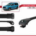 Ford Transit/Tourneo Connect 3 2022 ve Sonrası ile Uyumlu ACE-1 Ara Atkı Tavan Barı Siyah 3 Adet