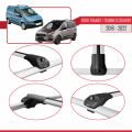 Ford Transit/Tourneo Courier Post-Facelift 2018-2022 Arası ile Uyumlu ACE-1 Ara Atkı Tavan Barı Gri 3 Adet