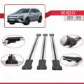 MG 5 EV 2022 ve sonrası ile Uyumlu FLY Model Ara Atkı Tavan Barı Gri 3 Adet