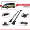 Citroen Grand C4 Picasso 2007-2012 Arası ile Uyumlu FLY Model Ara Atkı Tavan Barı Gri 2 Adet