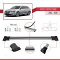 Skoda Superb 3 (3V) Combi Pre-Facelift 2015-2019 Arası ile Uyumlu FLY Model Ara Atkı Tavan Barı Gri 2 Adet