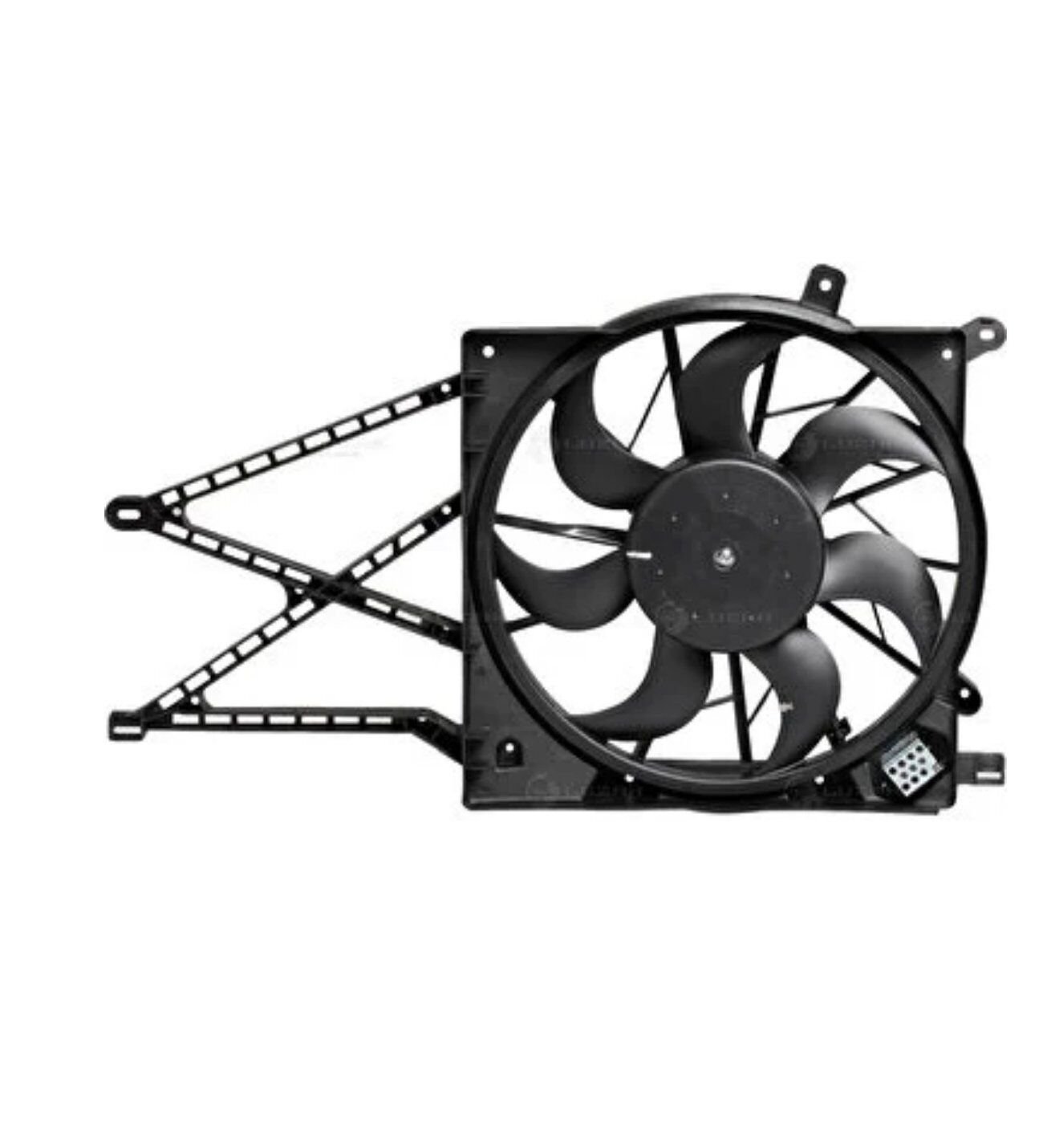 Opel Astra H Zafira B 2004 ve Sonrası Uyumlu Fan Motoru Davlumbazlı (390 MM-3 FIS-7 Kanat)