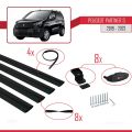 Peugeot Partner 3 2019-2022 Arası ile Uyumlu BASIC Model Ara Atkı Tavan Barı Siyah 4 Adet