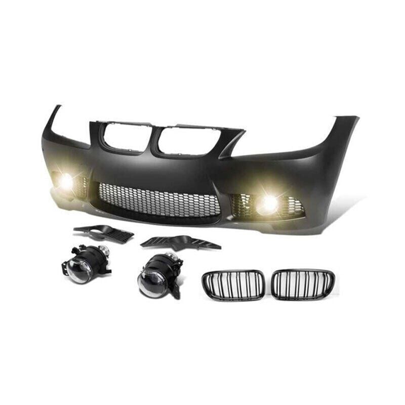 Bmw 3 Serisi E90 2005-2008 Uyumlu Yedek Parça M3 Ön Tampon + Panjur (Sis Lambaları Dahil)