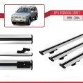 Opel Frontera Sport 2 1999-2004 Arası ile Uyumlu BASIC Model Ara Atkı Tavan Barı Gri 3 Adet
