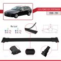 Alfa Romeo 159 (T939) SW 2006-2011 Arası ile Uyumlu FLY Model Ara Atkı Tavan Barı Siyah 2 Adet