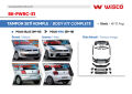 Volkswagen Polo WRC 2009-2018 Tampon Seti Komple (Ön-Arka-Yan) Sissiz