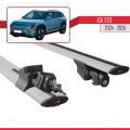Kia EV3 2024-2025 Arası ile Uyumlu HOOK Model Ara Atkı Tavan Barı Gri 2 Adet