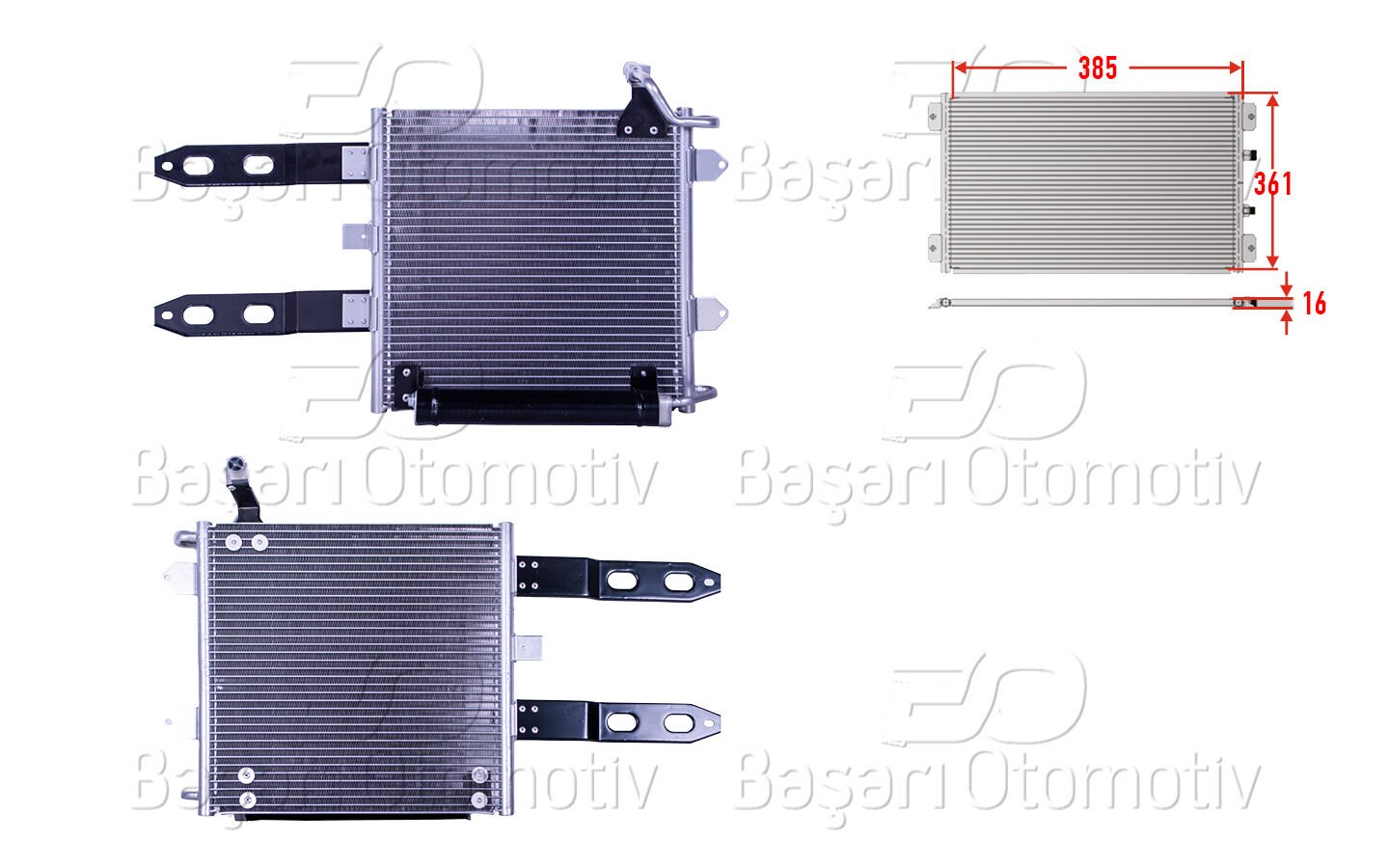 Volkswagen Polo 1.4 1.6 Klima Radyatörü