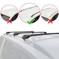 Citroen C3 Picasso 2009-2017 Arası ile Uyumlu ACE-1 Ara Atkı Tavan Barı Siyah 3 Adet