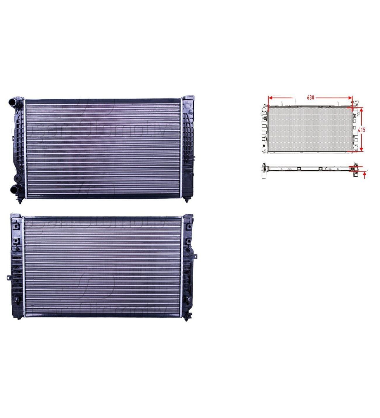 Volkswagen Passat Audi A4 A6 Skoda Superb 1.6 1.8 1.8 T 1.9 TDI 2.0 2.3 2.4 2.6 2.8 1997 Sonrası Su Radyatörü Mekanik MT 630X415 Mm