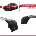 Alfa Romeo Stelvio 2018-2024 Arası ile Uyumlu ACE-2 Model Ara Atkı Tavan Barı Gri 2 Adet