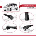 Citroen C3 Picasso 2009-2017 Arası ile Uyumlu ACE-1 Ara Atkı Tavan Barı Siyah 3 Adet