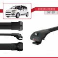 Citroen C3 Picasso 2009-2017 Arası ile Uyumlu ACE-1 Ara Atkı Tavan Barı Siyah 3 Adet