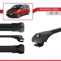 Volkswagen Touran (1T) Pre-Facelift 2003-2010 Arası ile Uyumlu ACE-1 Ara Atkı Tavan Barı Siyah 3 Adet