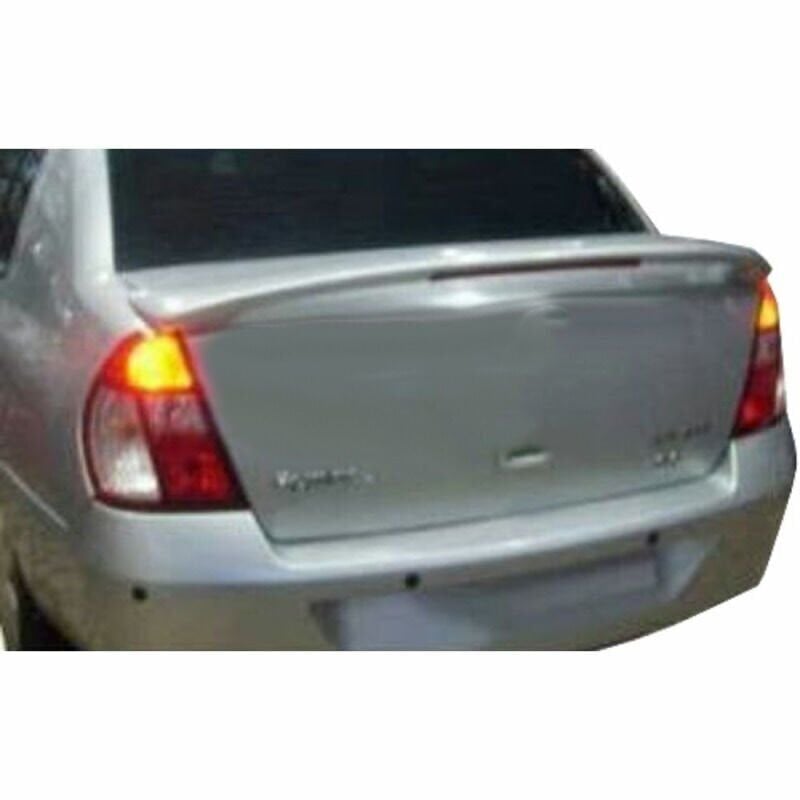 Renault Clio 2 Uyumlu Yedek Parça Sedan Işıklı Spoiler Boyalı